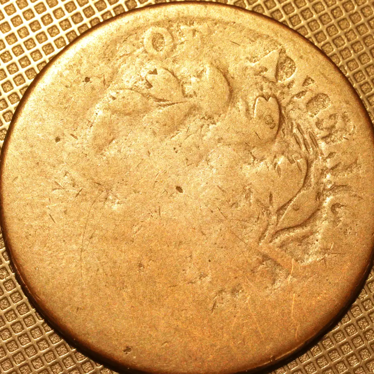 1857-Flying-Eagle-Cent-With-Hole